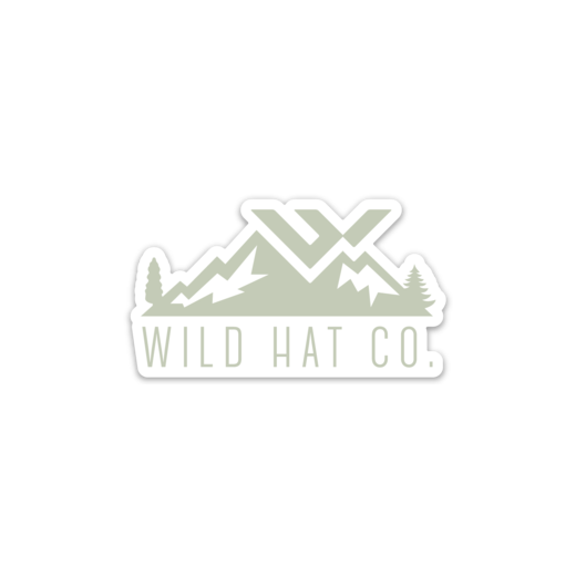 mountain sticker - wild hat company