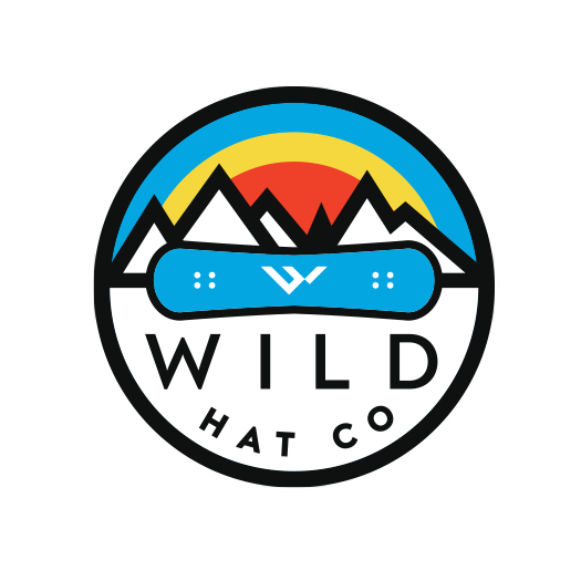 snowboard sticker - wild hat company